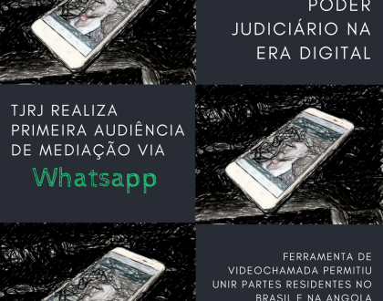 TJRJ realiza primeira audiência de mediação com auxílio do WhatsApp