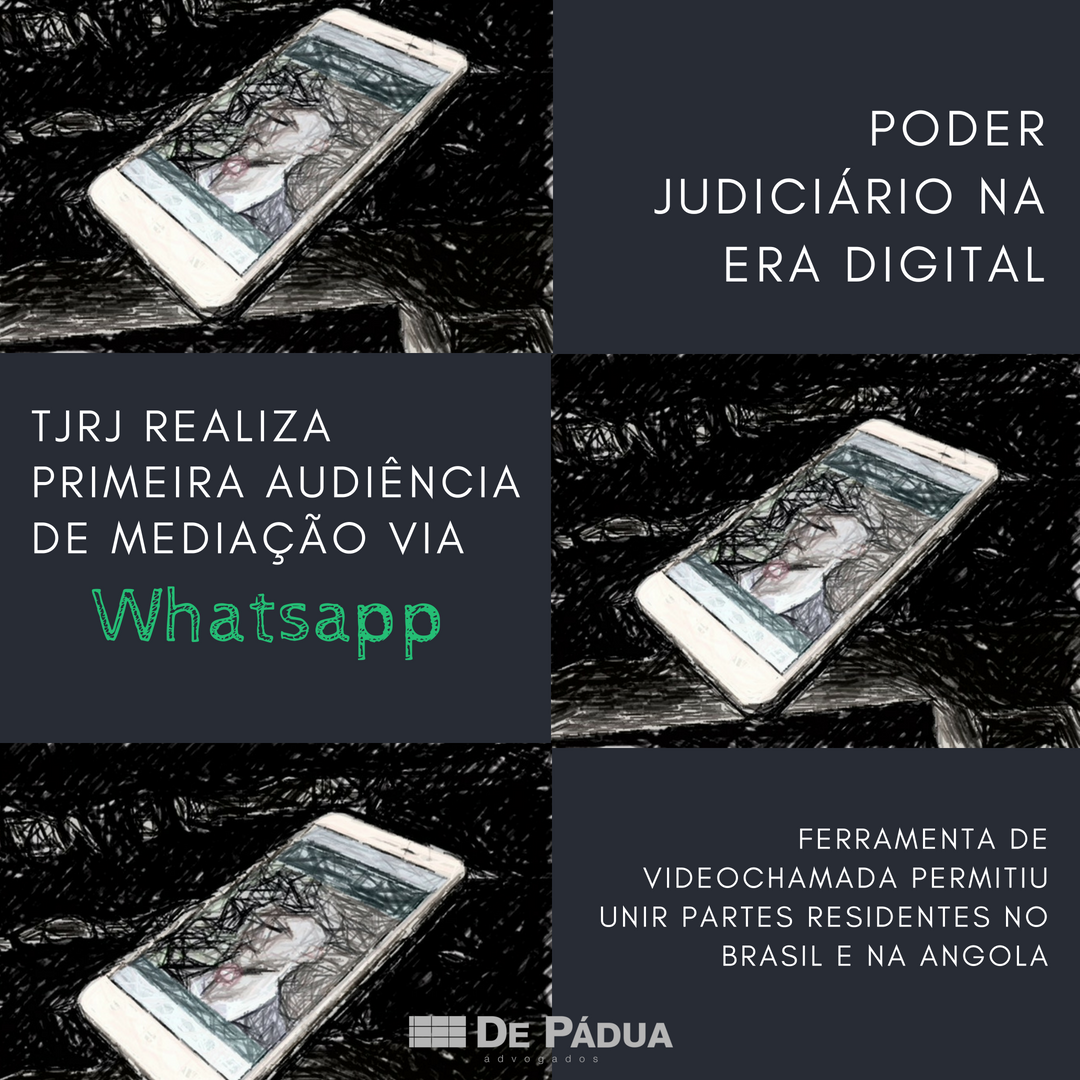 TJRJ realiza primeira audiência de mediação com auxílio do WhatsApp